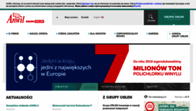 What Anwil.pl website looked like in 2019 (4 years ago)