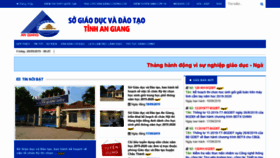 What Angiang.edu.vn website looked like in 2019 (4 years ago)