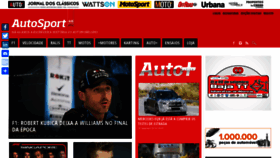 What Autosport.pt website looked like in 2019 (7 years ago)