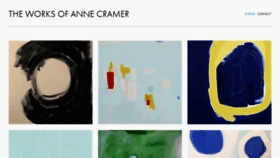 What Annemcramer.com website looked like in 2019 (4 years ago)