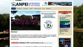 What Anpei.org website looked like in 2019 (4 years ago)