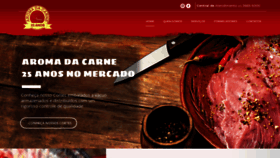 What Aromadacarne.com.br website looked like in 2019 (4 years ago)