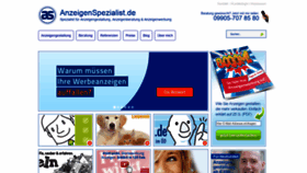 What Anzeigenspezialist.de website looked like in 2019 (4 years ago)