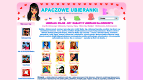 What Apaczowe-ubieranki.pl website looked like in 2019 (4 years ago)