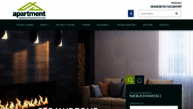 What Apartmentpolska.pl website looked like in 2019 (4 years ago)