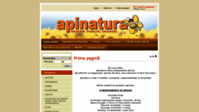 What Apinatura.ro website looked like in 2019 (4 years ago)
