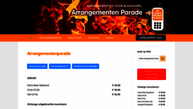 What Arrangementenparade.nl website looked like in 2019 (4 years ago)