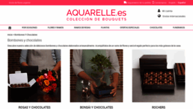 What Aquarelle-gourmand.es website looked like in 2019 (4 years ago)