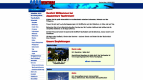 What Aquaventure-tauchreisen.de website looked like in 2019 (4 years ago)