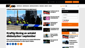 What Arbetarskydd.se website looked like in 2019 (4 years ago)