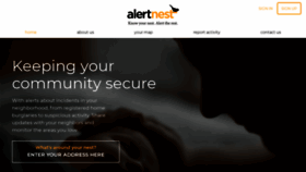 What Alertid.com website looked like in 2019 (4 years ago)