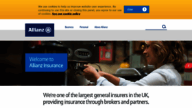 What Allianz.co.uk website looked like in 2019 (4 years ago)