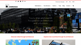 What Artchitectours.com website looked like in 2019 (4 years ago)