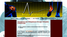 What Arthro-uerdingen.de website looked like in 2019 (4 years ago)
