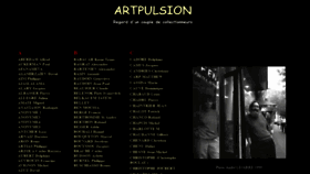 What Artpulsion.com website looked like in 2019 (4 years ago)