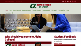 What Alphacollege.com website looked like in 2019 (4 years ago)