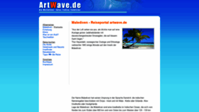What Artwave.de website looked like in 2019 (4 years ago)