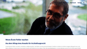 What Arzthaftung-anwalt.com website looked like in 2019 (4 years ago)