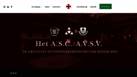 What Asc-avsv.nl website looked like in 2019 (4 years ago)