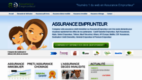 What Assuranceemprunteur.com website looked like in 2019 (4 years ago)