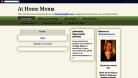 What Athomemoma.com website looked like in 2019 (4 years ago)