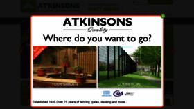 What Atkinsonsfencing.co.uk website looked like in 2019 (4 years ago)