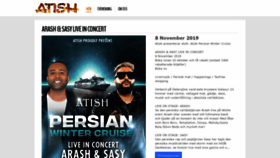 What Atish.se website looked like in 2019 (4 years ago)