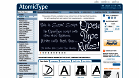 What Atomictype.co.uk website looked like in 2019 (4 years ago)
