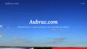 What Aubrac.com website looked like in 2019 (4 years ago)