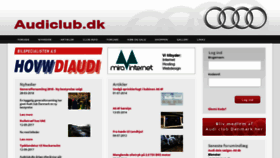 What Audiclub.dk website looked like in 2019 (4 years ago)
