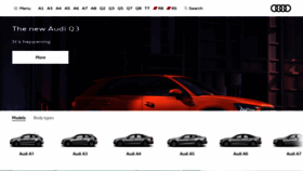 What Audi.com.cy website looked like in 2019 (4 years ago)