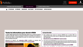 What Atsem.fr website looked like in 2019 (4 years ago)