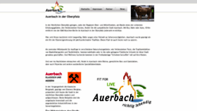 What Auerbach-opf.de website looked like in 2019 (4 years ago)