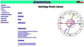 What Astrologychart.eu website looked like in 2019 (4 years ago)