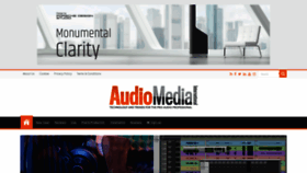 What Audiomediainternational.com website looked like in 2019 (4 years ago)