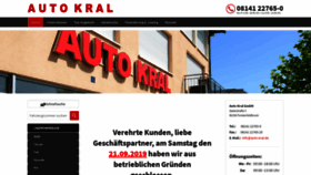 What Auto-kral.de website looked like in 2019 (4 years ago)