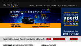 What Autosantoro.it website looked like in 2019 (4 years ago)