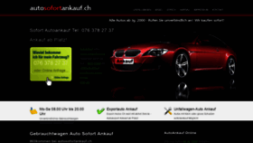 What Autosofortankauf.ch website looked like in 2019 (4 years ago)