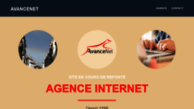 What Avancenet.com website looked like in 2019 (4 years ago)