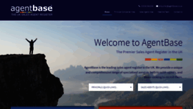 What Agentbase.co.uk website looked like in 2019 (4 years ago)