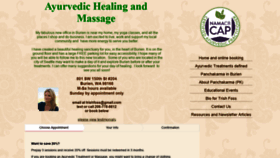 What Ayurvediccenter.com website looked like in 2019 (4 years ago)