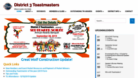 What Aztoastmasters.org website looked like in 2019 (4 years ago)