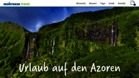 What Azoren-reisen.de website looked like in 2019 (4 years ago)