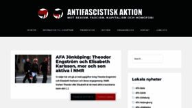 What Antifa.se website looked like in 2019 (4 years ago)
