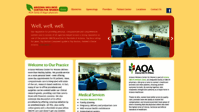 What Arizonawellnesscenterforwomen.com website looked like in 2019 (4 years ago)