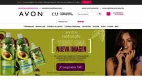 What Avon.co website looked like in 2019 (4 years ago)
