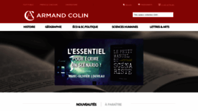 What Armand-colin.com website looked like in 2019 (4 years ago)
