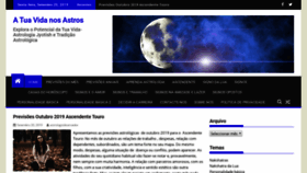 What Atuavidanosastros.com website looked like in 2019 (4 years ago)