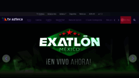 What Azteca.com website looked like in 2019 (4 years ago)