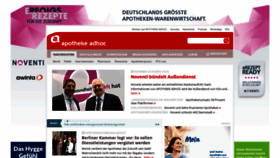 What Apotheke-adhoc.de website looked like in 2019 (4 years ago)